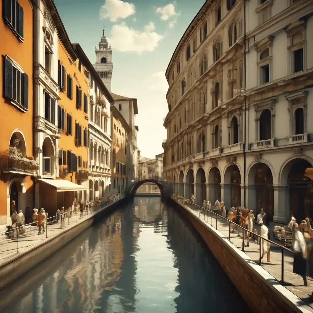 Dolo on the Brenta – Canaletto