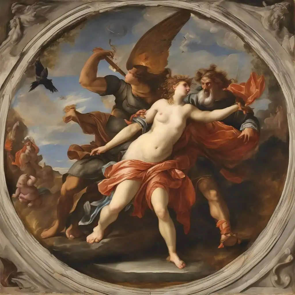 Apollo and the Muse – Bartholomeus Spranger